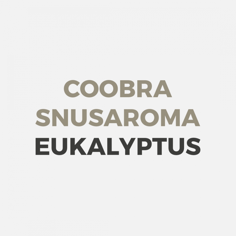 Eukalyptus snusaroma gir din snus en frisk og god smak og aroma av eukalyptus.