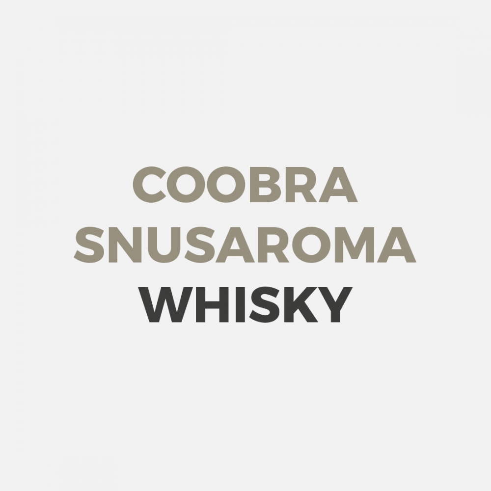 Whisky snusaroma gir din snus en god smak og aroma av whisky.