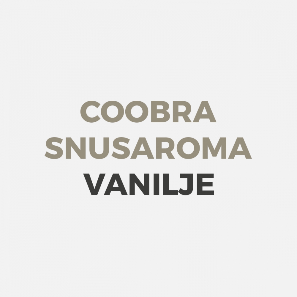 Vanilje snusaroma gir din snus en god aroma av vanilje.
