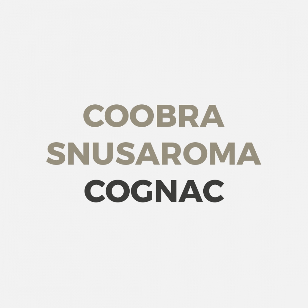 Cognac snusaroma gir din snus en god smak og aroma av cognac.
